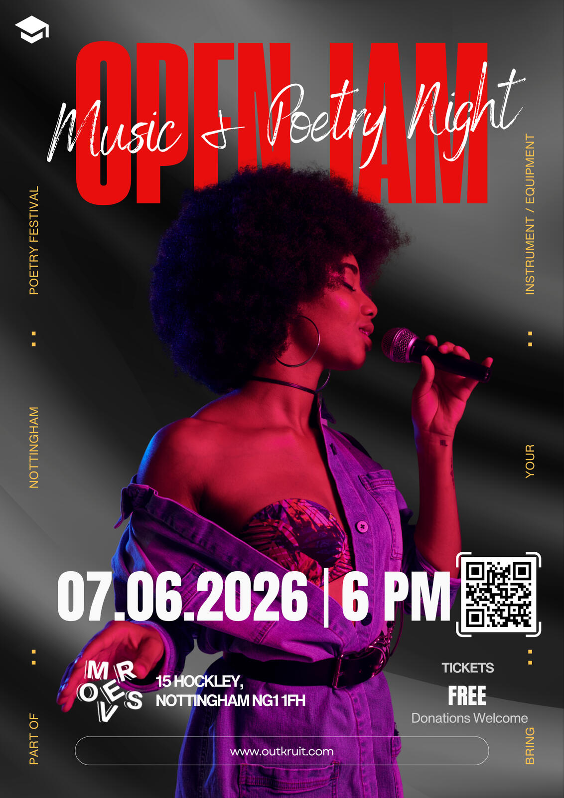 Open Jam: Music & Poetry Night Open Jam: Music & Poetry Night