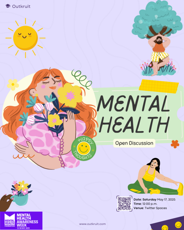 Mental Health Open Discussion poster